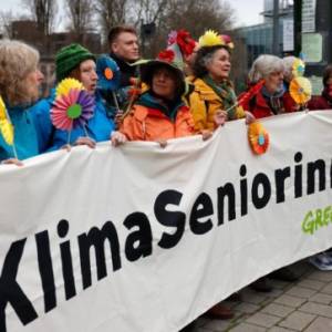 Foto 'KlimaSeniorinnen' ovvero 'Anziane per il clima' in prima linea per contribuire al futuro 2