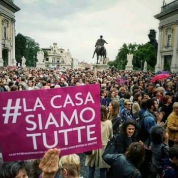 Foto: Casa Internazionale delle Donne di Roma: la solidarietà dalle Università