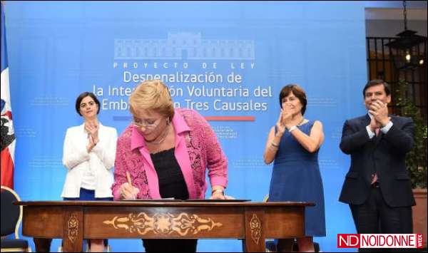 Foto: L’aborto terapeutico in Cile. Promesse mantenute dalla Presidente Bachelet