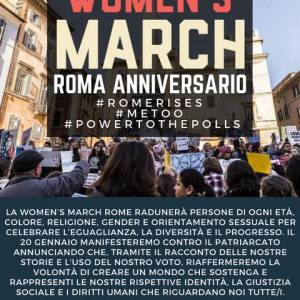 Foto La marcia delle donne a Roma: Women’s March Rome 2
