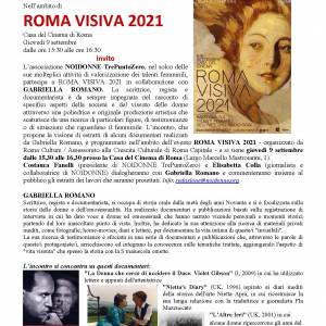 Foto NOIDONNE a ROMA VISIVA 2021 con GABRIELLA ROMANO 1