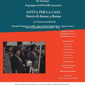 Foto A Roma il Gruppo NANNARÈ raccoglie storie di lotte al femminile nella Capitale 6