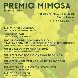 Foto UDI Monteverde / Premio Mimosa, II edizione. Interviste a Carla Cantatore e Loredana Cornero  2