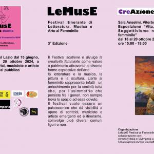 Foto Le MusE: Festival Itinerante di Letteratura, Musica e Arte al Femminile  1
