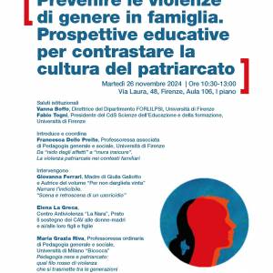 Foto Prevenire le violenze di genere in famiglia. Prospettive educative  1