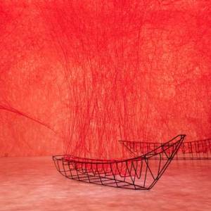 Foto Chiharu Shiota espone al Gran Palais di Parigi - di Antonella Prota Giurleo 2