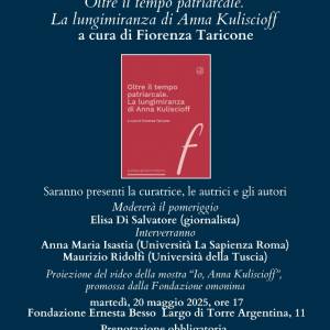 Foto Oltre il tempo patriarcale. La lungimiranza di Anna Kuliscioff: presentazione a Roma 1