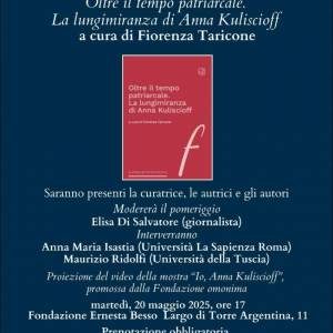 Foto Un libro su Anna Kulischioff per i 100 anni della sua scomparsa. Interviste a Fiorenza Taricone 2