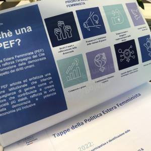 Foto La viceministra Gloria de la Fuente illustra la Politica Estera Femminista del Cile 8