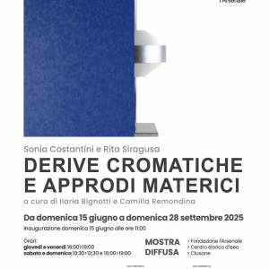 Foto Sonia Costantini e Rita Siragusa DERIVE CROMATICHE E APPRODI MATERICI
 3