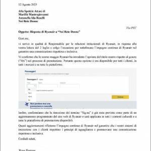 Foto Segnalazione uso discriminatorio del termine 'signorina'  1