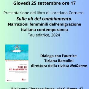 Foto Roma / Sulle ali del cambiamento: presentazione del libro di Loredana Cornero 1
