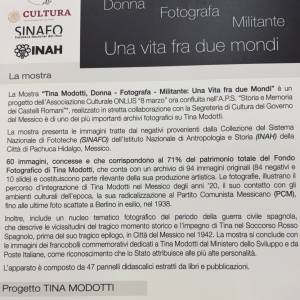 Foto Il percoso in Italia della mostra TINA MODOTTI, DONNA FOTOGRAFA, MILITANTE. Una vita fra due mondi 5
