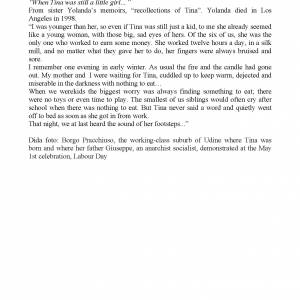 Foto Il percoso in Italia della mostra TINA MODOTTI, DONNA FOTOGRAFA, MILITANTE. Una vita fra due mondi 13