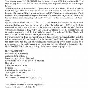 Foto Il percoso in Italia della mostra TINA MODOTTI, DONNA FOTOGRAFA, MILITANTE. Una vita fra due mondi 14