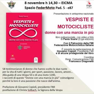 Foto 'Vespiste e Motocicliste, donne con una marcia in più', il nuovo libro di Paola Scarsi 2