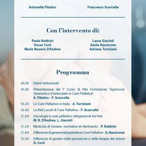 Foto Corso Alta Formazione IPUE / L’approccio Umanistico Esistenziale nelle Cure Palliative  2