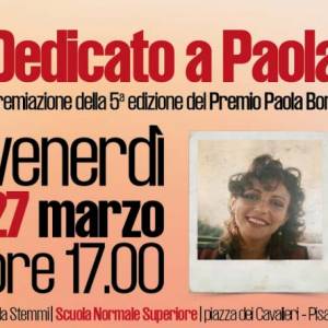 Foto Premio Paola Bora: luogo di osservazione ed elaborazione sugli Studi di Genere 1