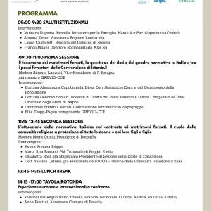 Foto SENZA VOCE. SENZA SCELTA: convegno sui matrimoni forzati 1