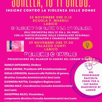 Foto: LABICO / Sorella io ti credo. Insieme contro la violenza sulle donne