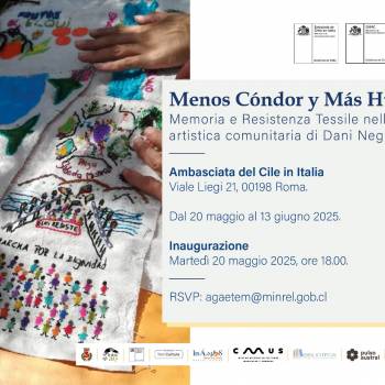Foto: Memoria e resistenza tessile nella ricerca artistica di Dani Negri e Gabriela Mistral 