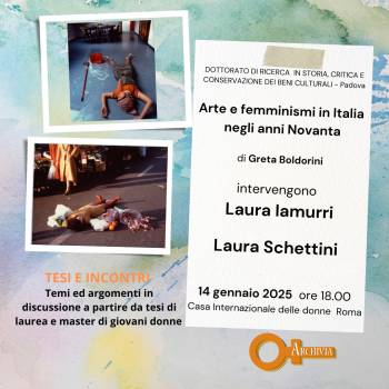 Foto: Roma / Arte e femminismi in Italia negli anni Novanta di Greta Boldorini