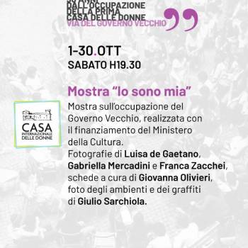 Foto: Roma / 'Io sono mia': mostra sull'occupazione del Governo Vecchio