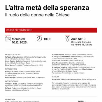 Foto: MILANO / L'ALTRA META' DELLA SPERANZA. Il ruolo della donna nella Chiesa
