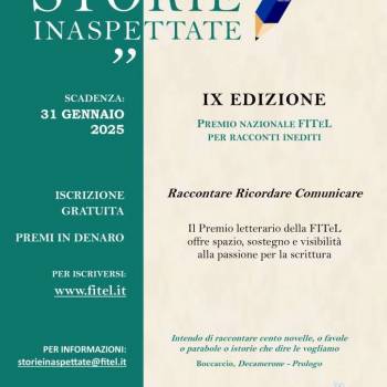 Foto: FITeL Nazionale / Concorso nazionale di narrativa “Storie Inaspettate” 