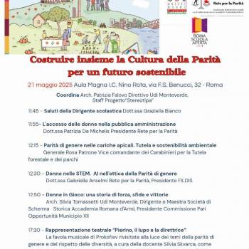 Foto: Costruire insieme la cultura della parità per un futuro sostenibile
