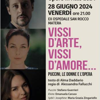 Foto: Vissi d'arte, vissi d'amore: Puccini, le donne e l'opera: venerdì 28 giugno a Matera