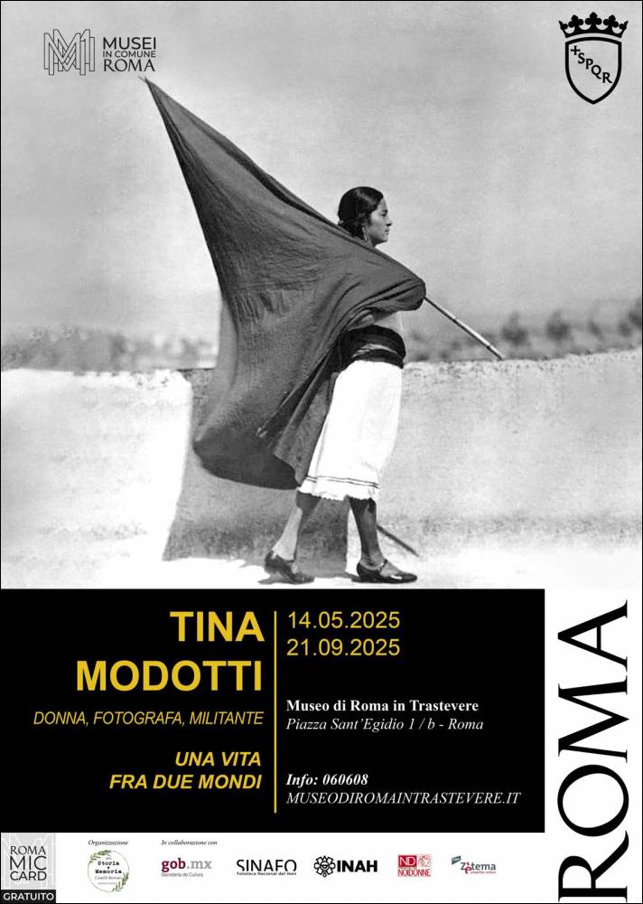 Foto: Fino al 21 settembre aperta a Roma la mostra 'Tina Modotti. Donna, Fotografa, Militante'