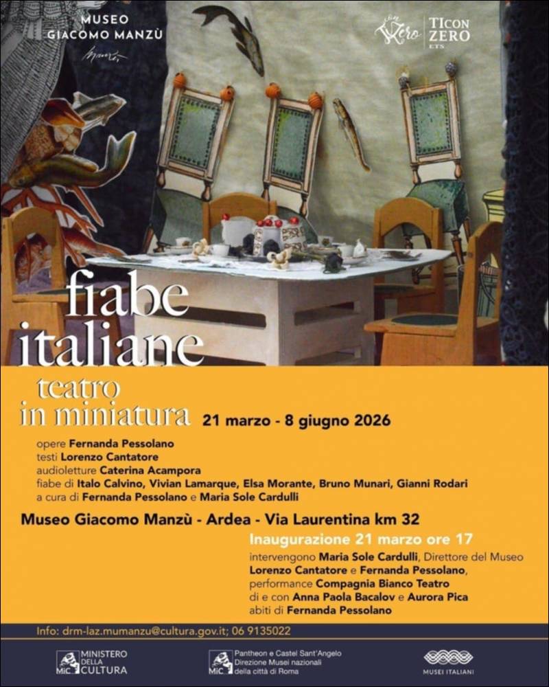 Foto: Ardea / 'Fernanda Pessolano. FIABE ITALIANE. Teatro in miniatura'