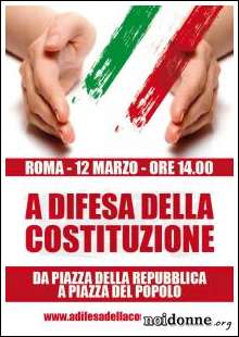 Foto: 12 marzo - A difesa della Costituzione