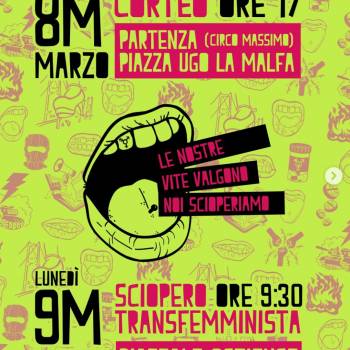 Foto: Non Una Di Meno Roma: 8 e 9 marzo in piazza