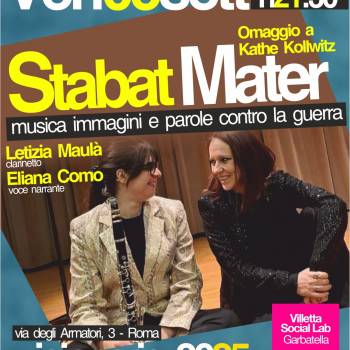 Foto: Omaggio a Käthe Kollwitz. STABAT MATER: Immagini, Parole e Musica contro la Guerra