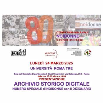 Foto: Digitalizzazione dell'Archivio storico di NOIDONNE e del Dizionario delle lettrici