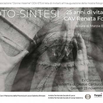 Foto: Lecce / La mostra Foto-sintesi per i 25 anni del Centro antiviolenza Renata Fonte