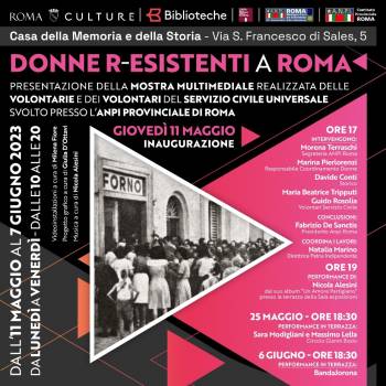 Foto: DONNE R-ESISTENTI A ROMA: la mostra multimediale