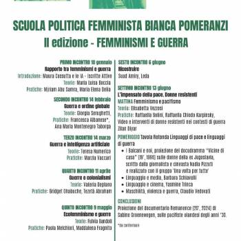 Foto: Roma / Scuola politica femminista 'Bianca Pomeranzi'. Seconda edizione