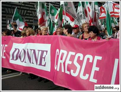 Foto: Anche le donne del PD in piazza