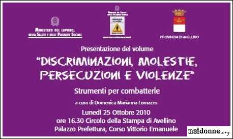 Foto: Avellino, “Discriminazioni, Molestie, Persecuzioni e Violenze: strumenti per combatterle”