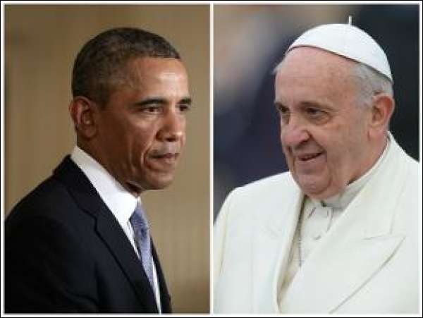Foto: Bergoglio e Obama d’accordo su (quasi) tutto