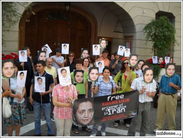 Foto: Bolzano  / Manifestazione per la libertà in Iran