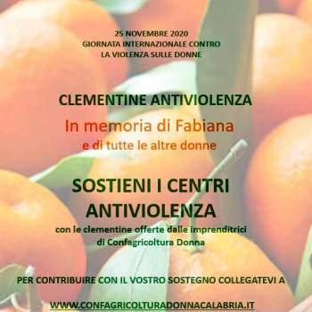 Foto: Confagricoltura Donna: clementine a sostegno centri antiviolenza