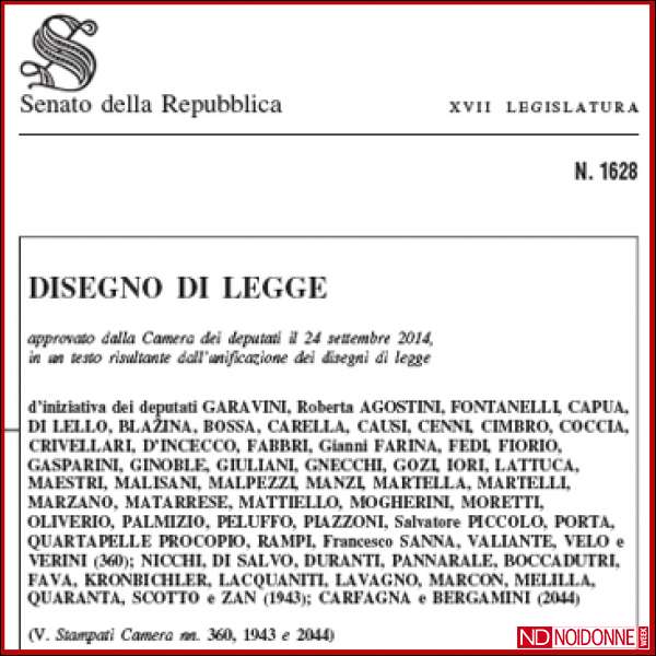 Foto: COGNOME MATERNO / Esorbitanza del POTERE dei GENITORI nel DDL 1628 giacente in Senato