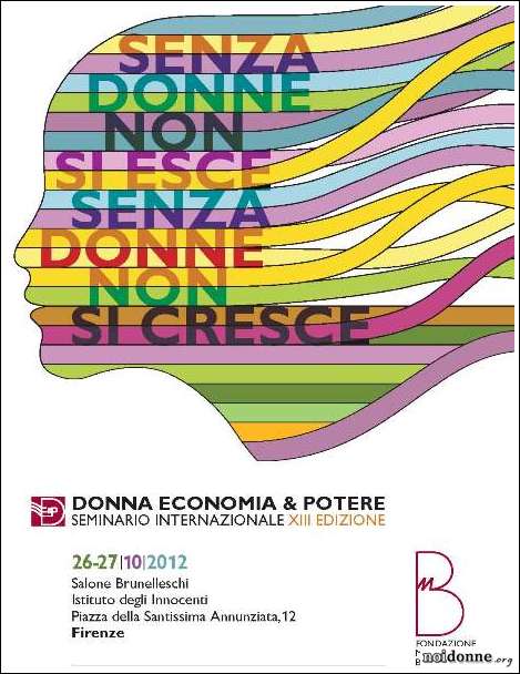 Foto: FIRENZE / 26-27 ottobre: Donne, economia e potere