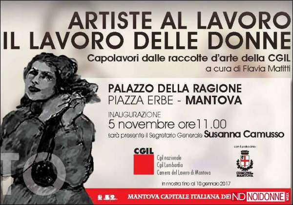 Foto: Mantova: in mostra i capolavori delle raccolte d'arte della Cgil