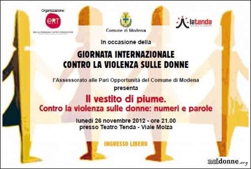 Foto: Modena / In scena “Il vestito di piume”