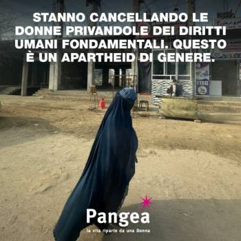 Foto: Fondazione Pangea contro l’Apartheid che colpisce le donne in Afghanistan 